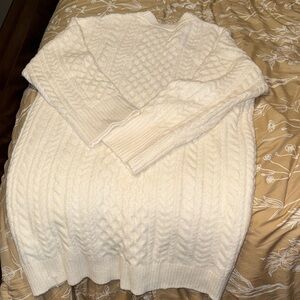 Abercrombie Madeline Cream Sweater Dress